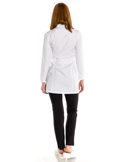 Orta Boy Hakim Yaka Alpaka Doktor Önlüğü