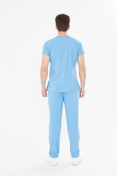	Tıpmod Açık Mavi 15-4225 Likralı Greys Scrubs Takım