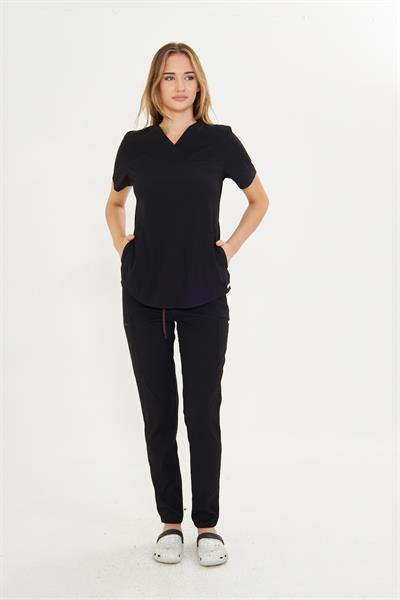 Siyah Agape T1 Scrubs Takım