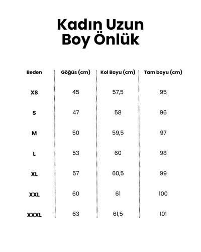 Uzun Boy Ceket Yaka Alpaka Doktor Önlüğü