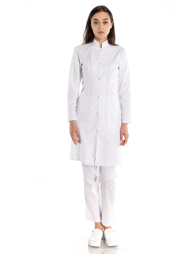 Uzun Boy Hakim Yaka Doktor Önlüğü