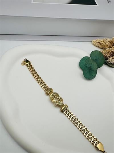 Çelik Bileklik (Gold) Blk 301