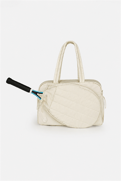 İcone Bag Paraşüt Kumaş Raket Gözlü Tenis Çantası, Spor Çantası Ve Tenis Çantası, Padel Çantası BEJ