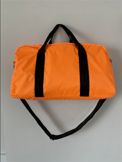 Icone Kadın Paraşüt Kumaş Önü Cepli Unisex Spor Fitness Gym Çantası Turuncu