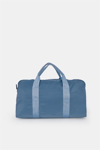 Icone Kadın Paraşüt Kumaş Önü Cepli Unisex Spor Fitness Gym Çantası Mavi