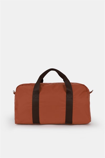 Icone Kadın Paraşüt Kumaş Önü Cepli Unisex Spor Fitness Gym Çantası Kiremit