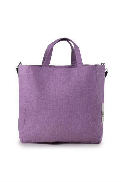 Icone The Icone Bag Paris İşlemeli Tote Kadın Kol Çantası ve Omuz Çantası Lila