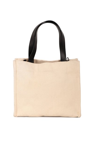 Icone The Icone Bag Paris İşlemeli Tote Kadın Kol Çantası ve Omuz Çantası Krem