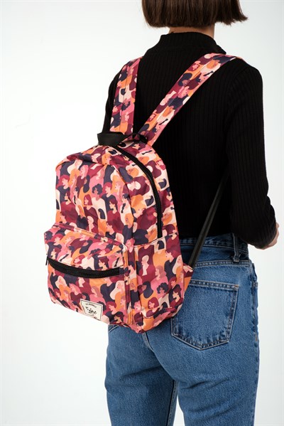 Icone Yüz Baskılı Sırt Çantası