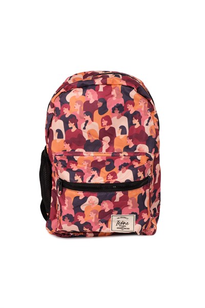 Icone Yüz Baskılı Sırt Çantası