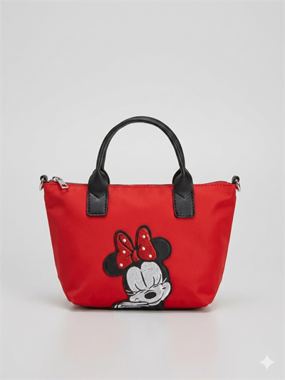 Minnie Kırmızı Kız Çocuk Omuz Çantası