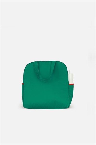 Paraşüt Kumaş Tenis çantası, Raket Cepli Tenis Çantası, Tennis Bag Yeşil