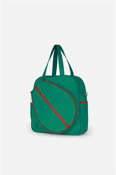 Paraşüt Kumaş Tenis çantası, Raket Cepli Tenis Çantası, Tennis Bag Yeşil