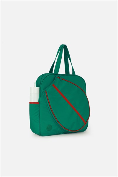 Paraşüt Kumaş Tenis çantası, Raket Cepli Tenis Çantası, Tennis Bag Yeşil