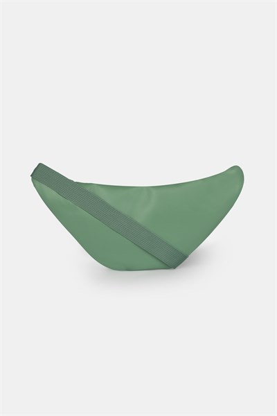 Paraşüt Kumaşlı Çiçek Kapitoneli, Suni Detaylı Kız Çocuk Bel Çantası, Su Yeşili Kız Çocuk Bel Çantası