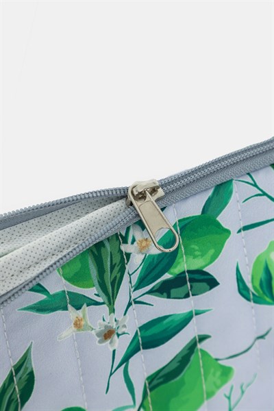 Üçgen Makyaj Çantası Lime