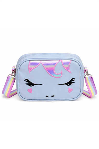 Unicorn Nakışlı Kız Çocuk Çantası, Çocuk Omuz Çantası, Unicorn Çanta
