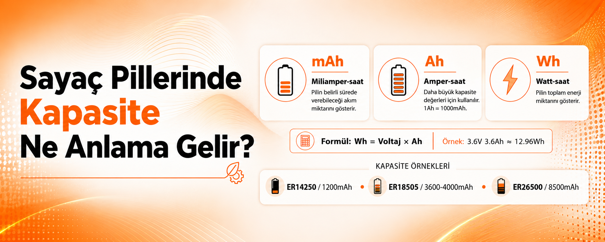 Sayaç Pillerinde Kapasite Ne Anlama Gelir?