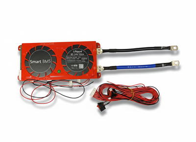 BMS LFP 8S 150A SMART RS232, CHARGE&DISCHARGE 150A, KEYSWITCH