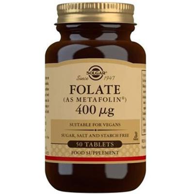 Solgar Folate (Metafolin®) 400 Mcg 50 Tablet