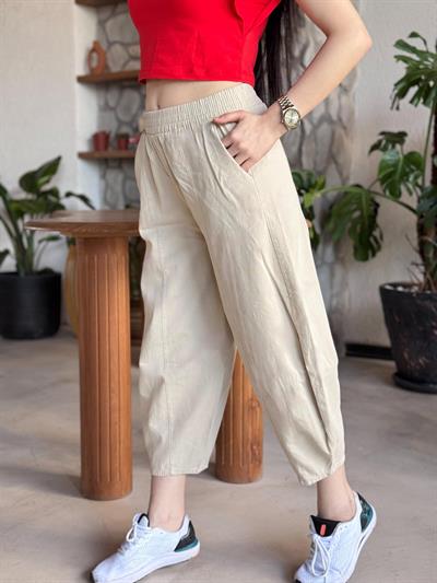 Beli Lastikli Rahat Kesim Pantolon