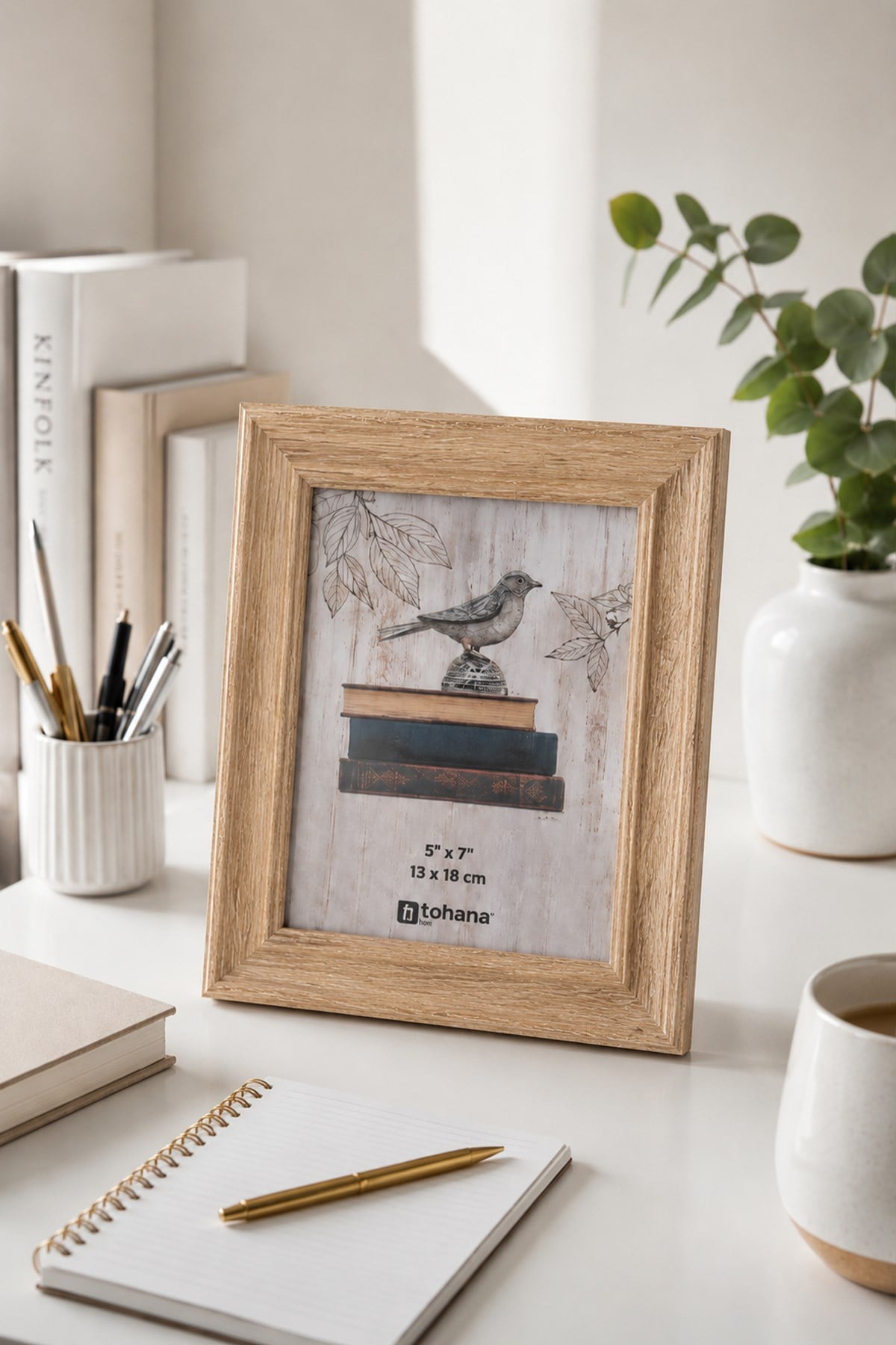 13X18 Cm Meşe Görünümlü Masa Üstü Çerçeve