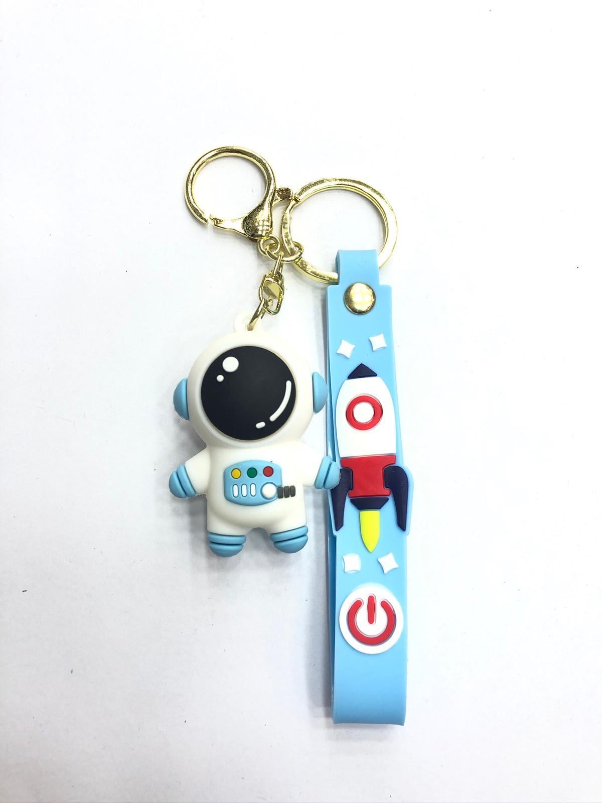 3D Astronot Silikon Anahtarlık