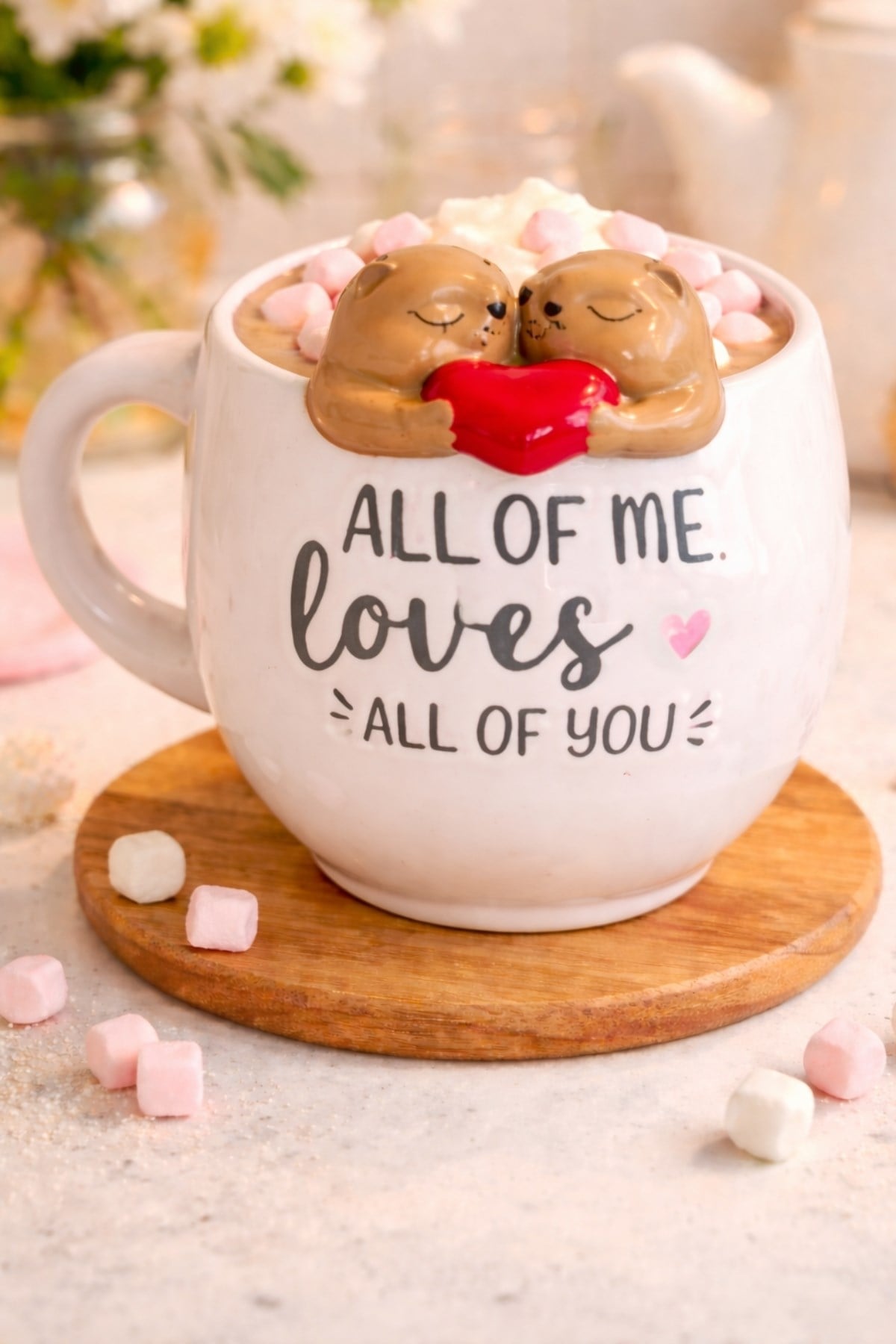 ALL OF ME LOVES Beyaz Kulplu KUpa 420 Ml