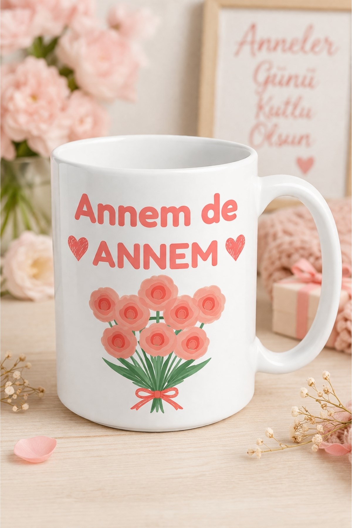 Annem de Annem Baskılı Kupa Bardak