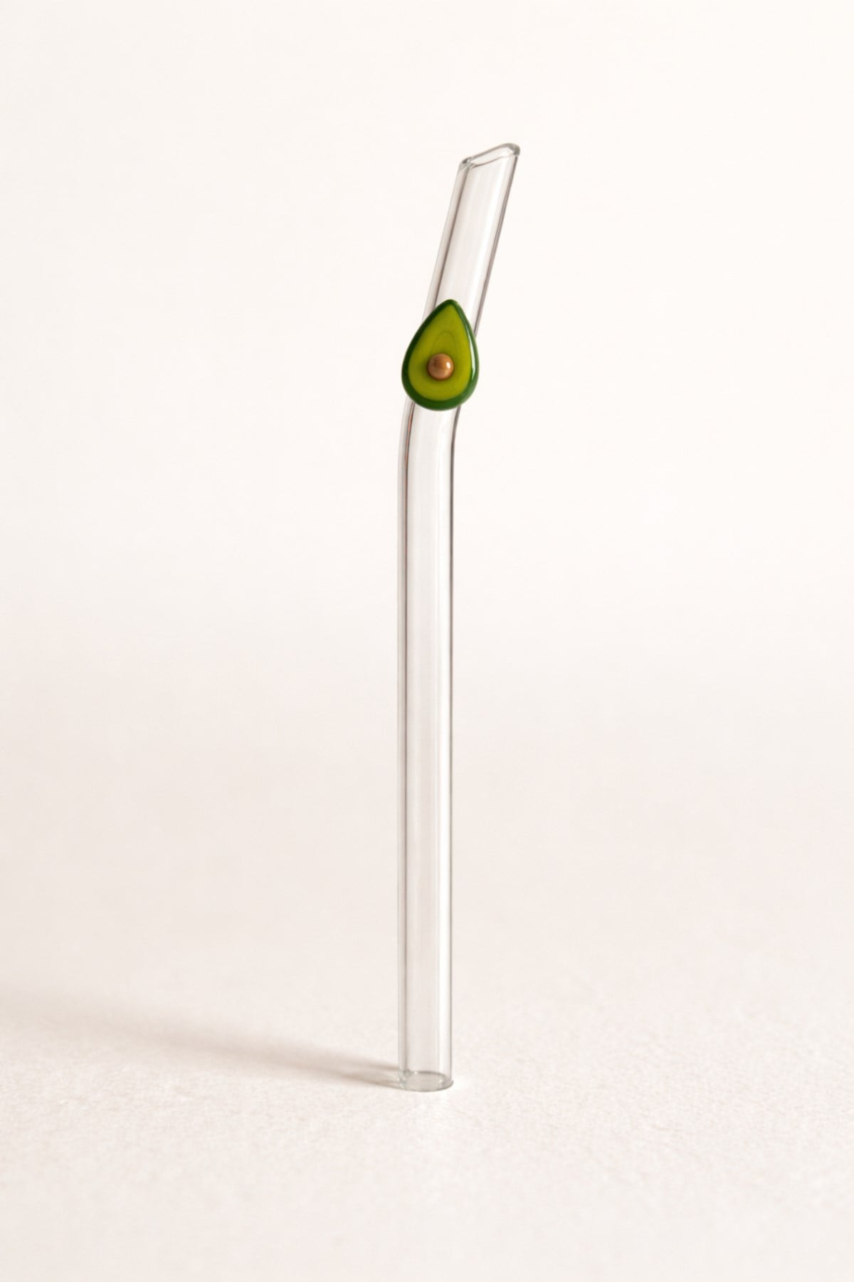 Avokado Figürlü Cam Pipet
