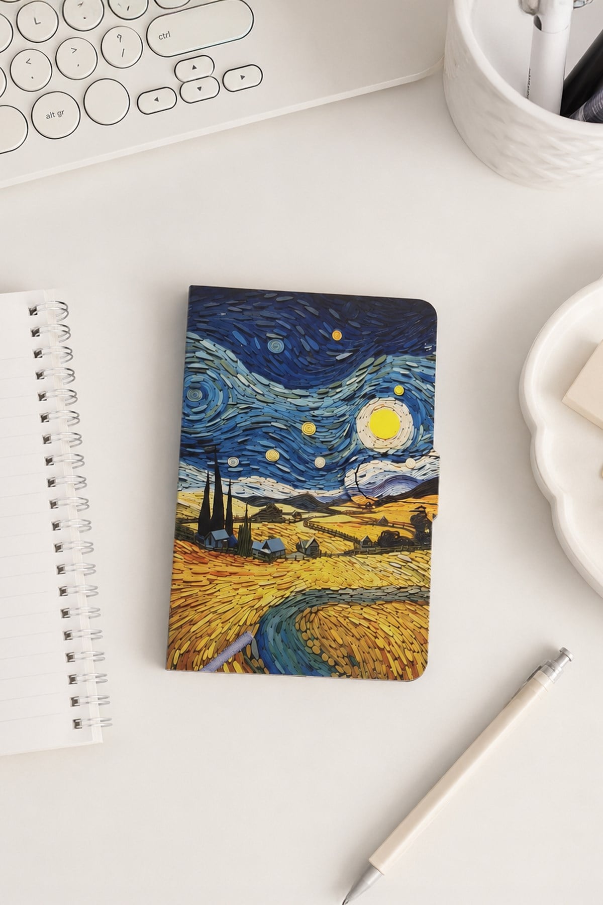 Aylı Gece Yol Defter 14 Cm