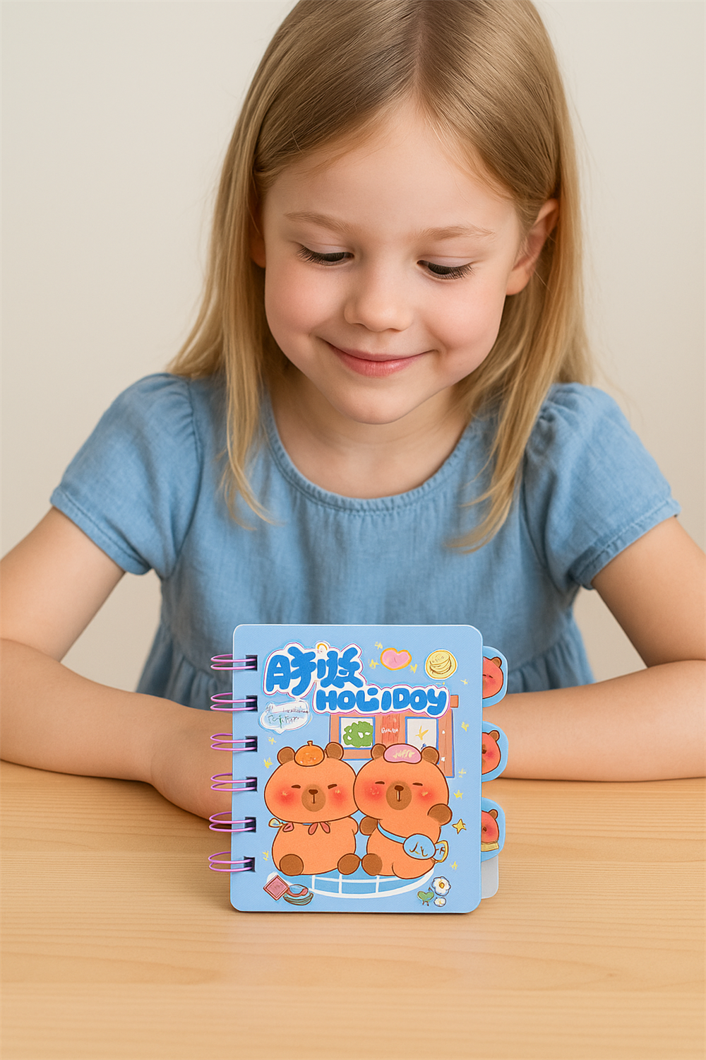 Ayraçlı A7 Capy Bara Karakter Defter