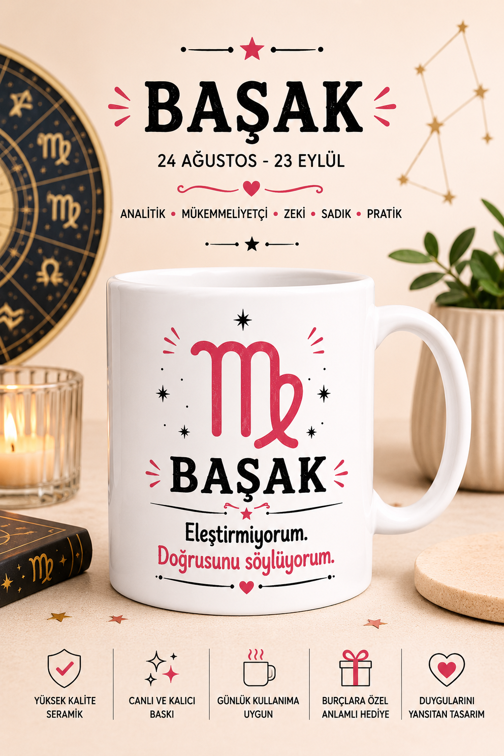 Başak Burcu Baskı Kupa