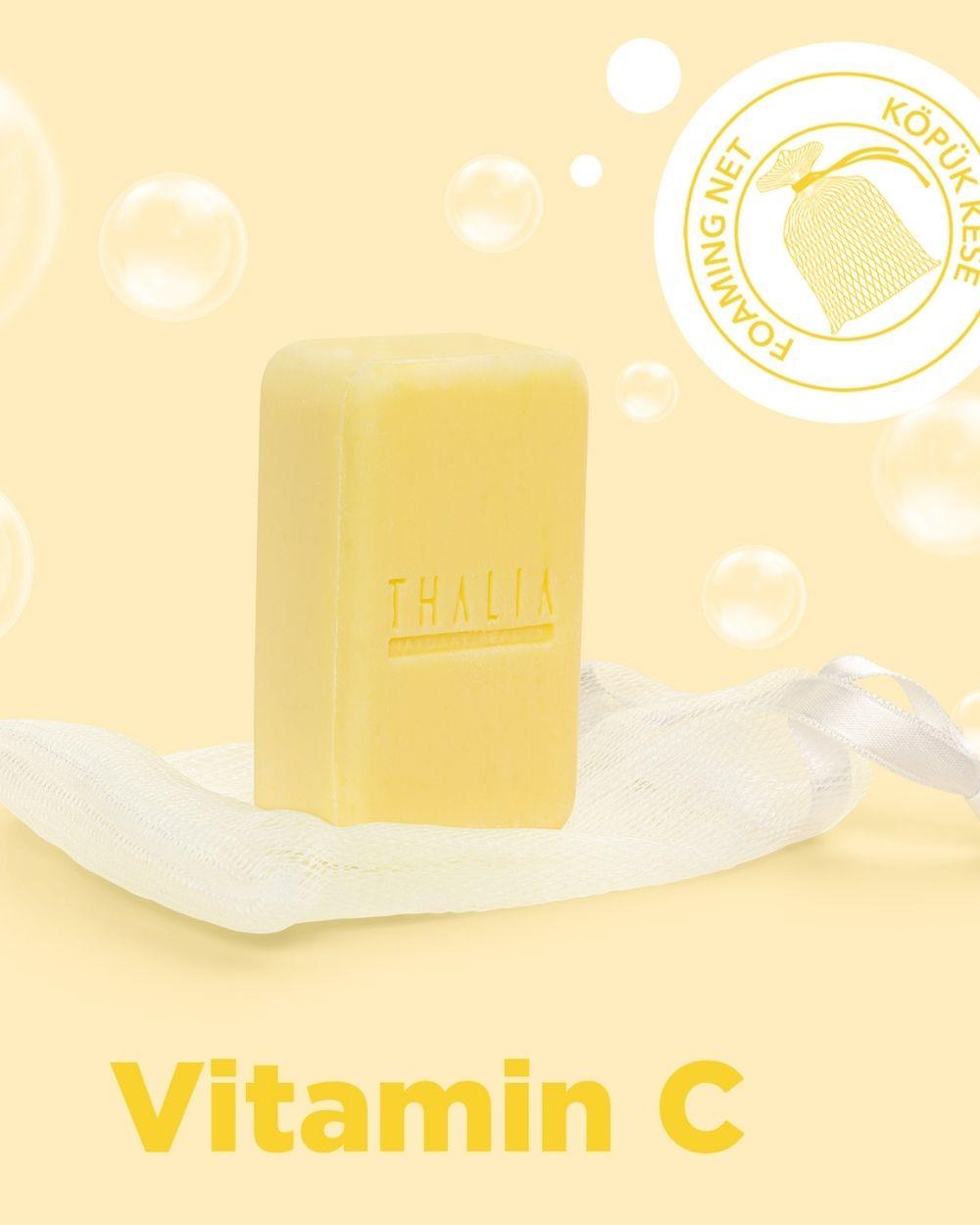 Canlandırmaya Yardımcı Vitamin C & Collagen Lifli Sabun 140Gr