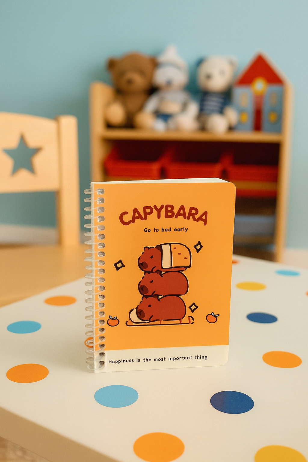 CAPYBARA ÇİZGİLİ BLOKNOT
