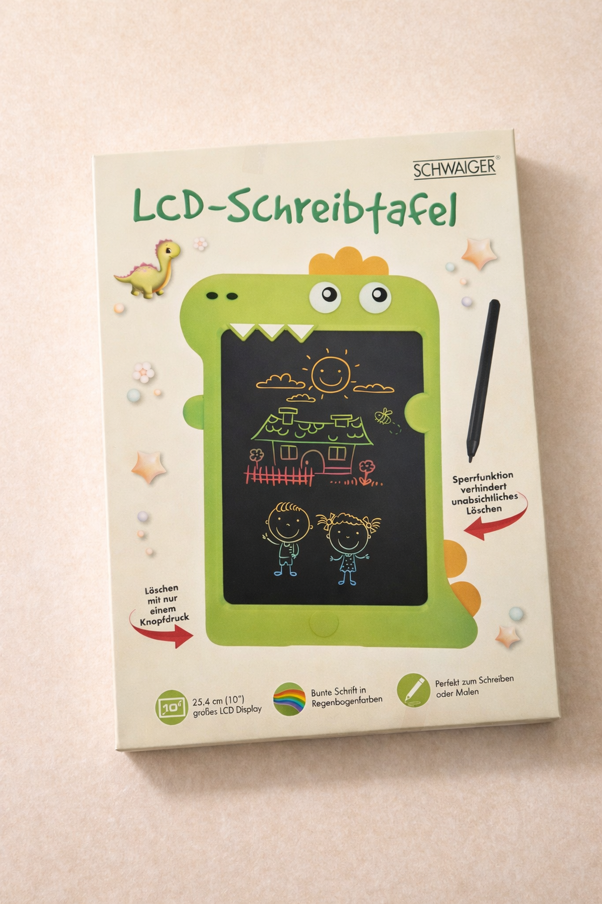 Dino Silinebilen Kalemli Yazı Tahtası LCD Panel