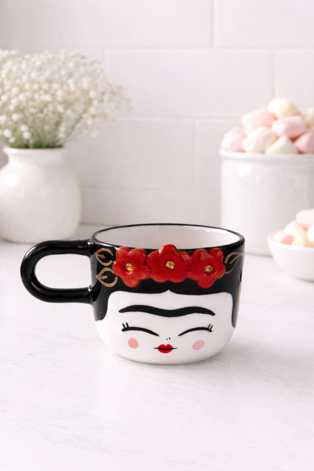 Frida Kulplu Fincan 250 Ml