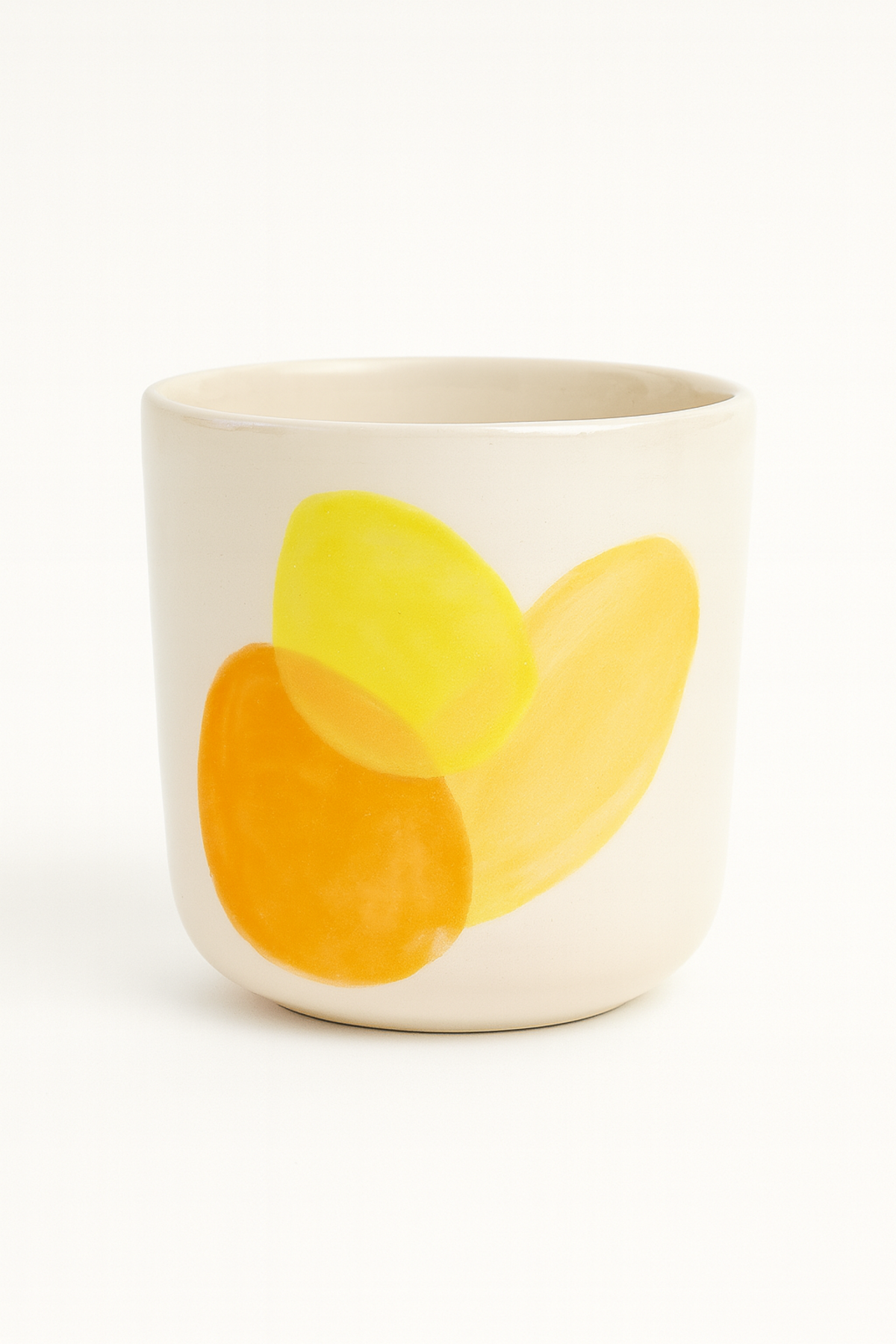 Gold Floral Fincan