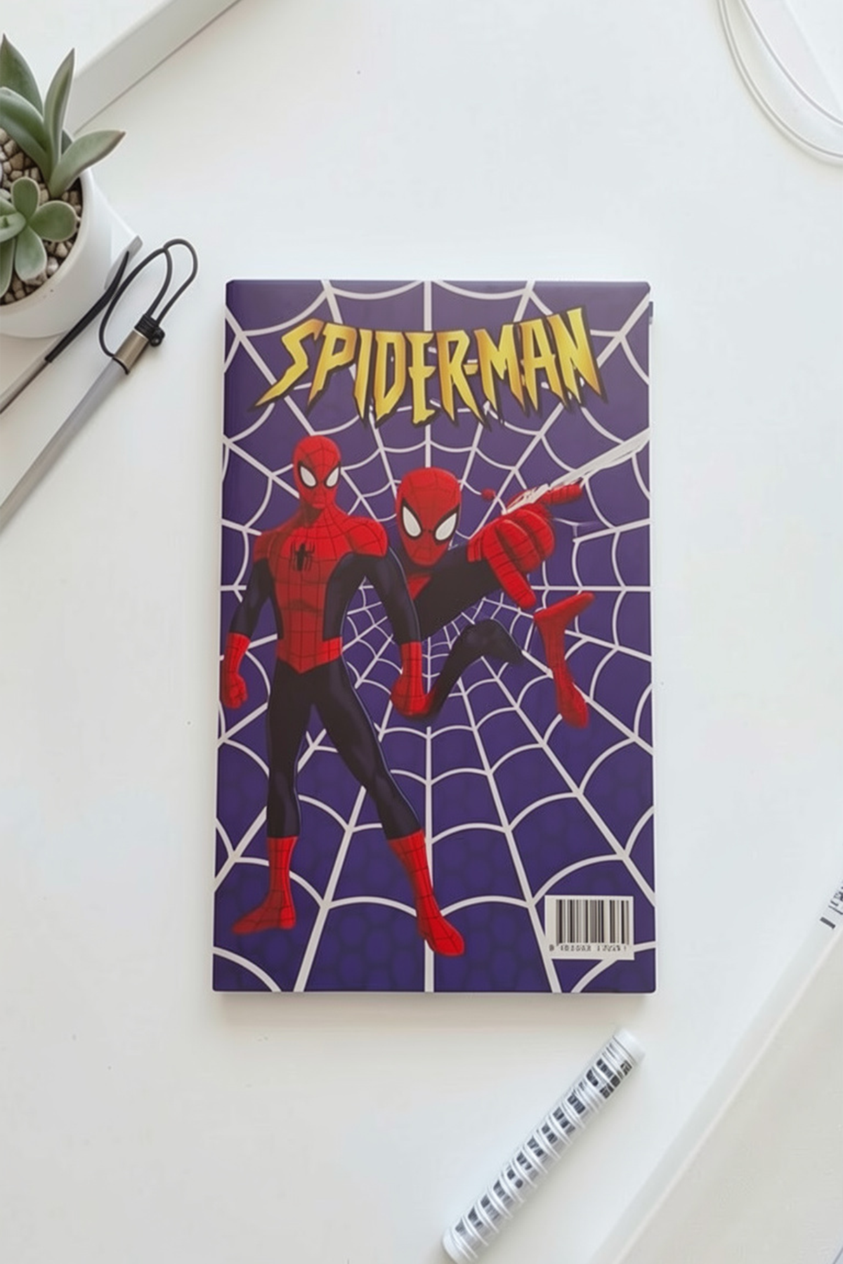 Hologram Yazılı Spiderman Sticker Albümü