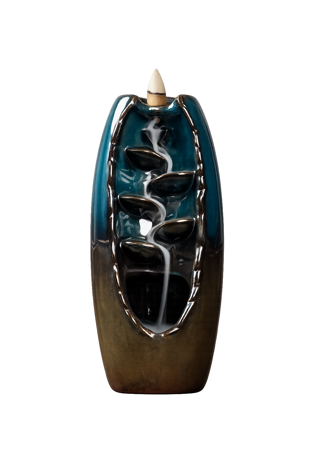 Kahve Mavi Ters Akış Şelale Tütsülük