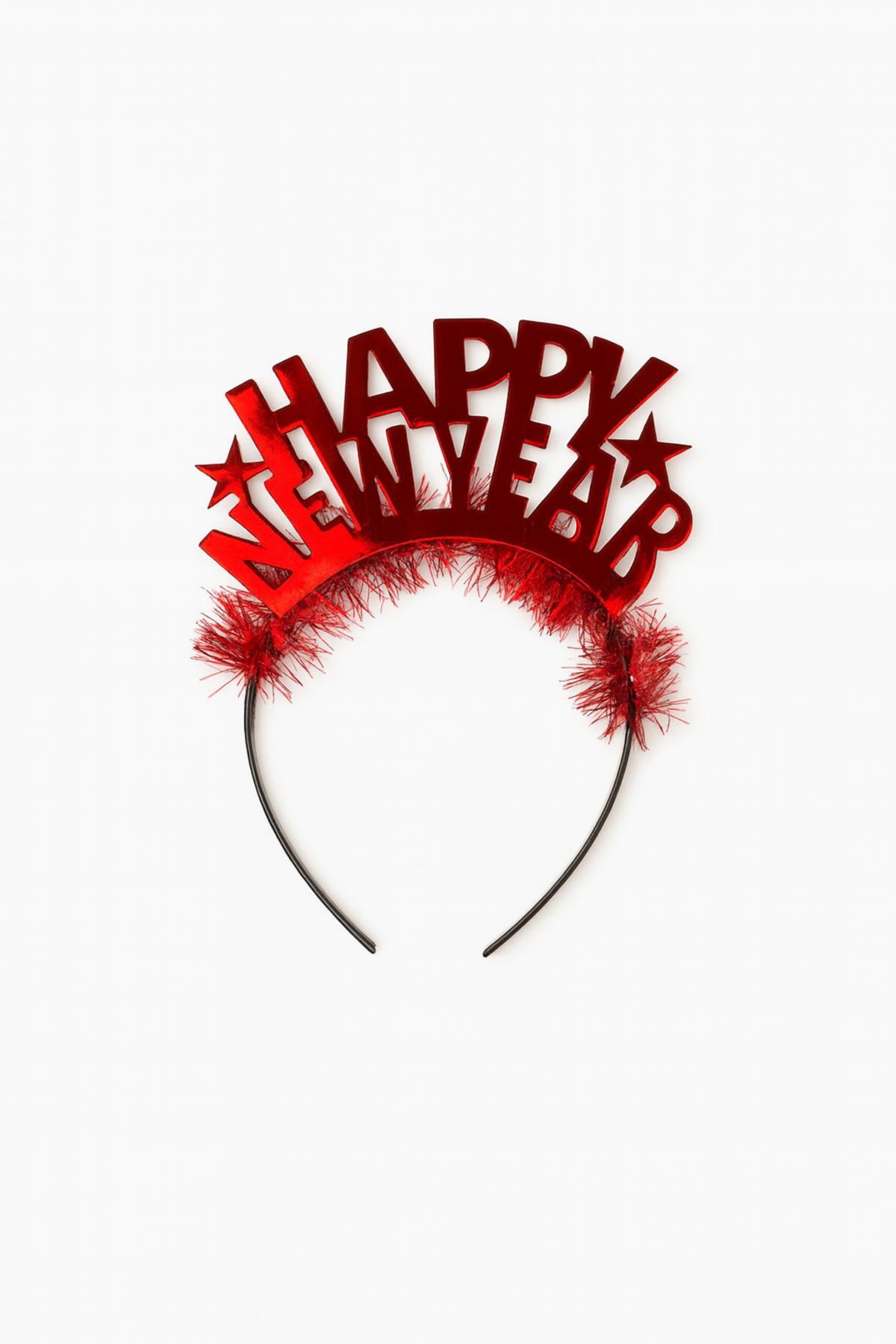 Kırmızı Happy New Year Taç