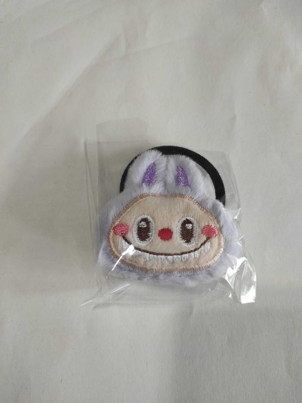 LABUBU FİGÜRLÜ PELUŞ LASTİK ÇOCUK TOKASI
