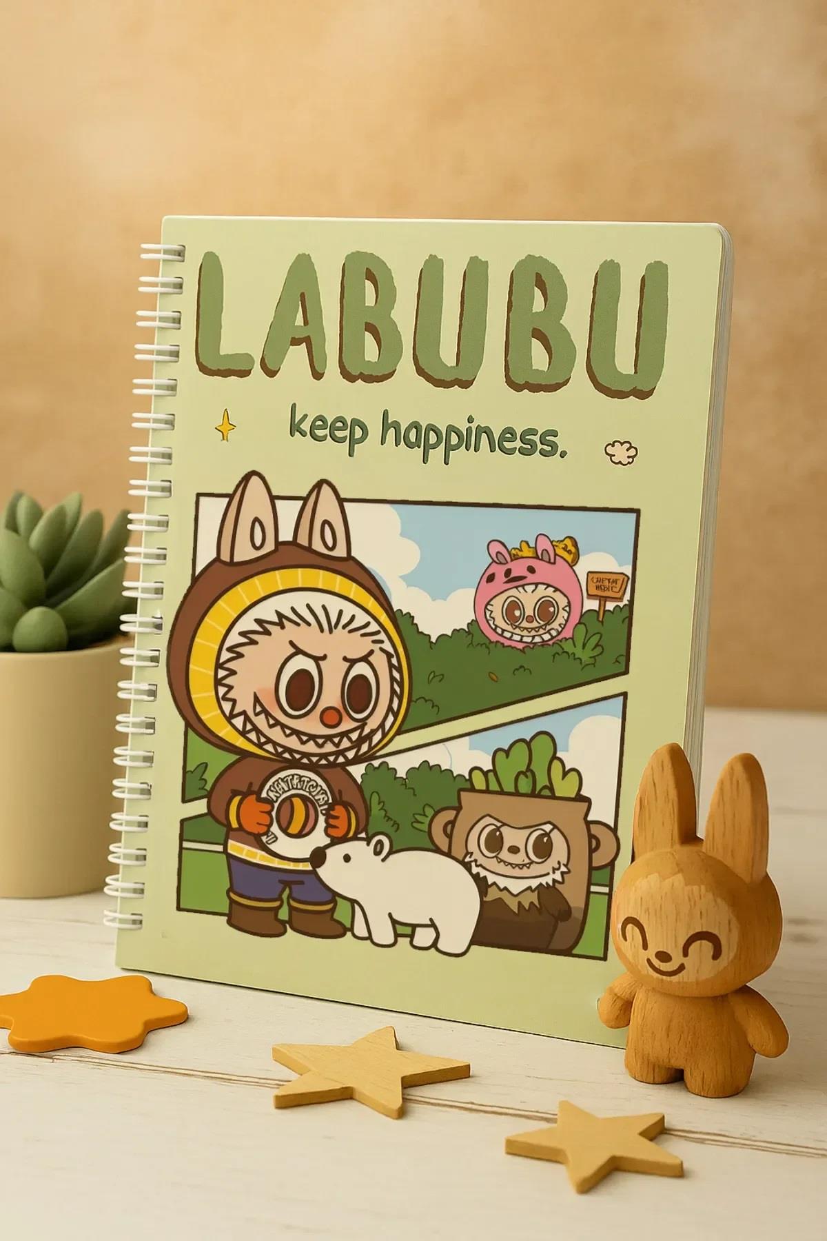 LABUBU ÇOK RENKLİ A5 60 SAYFA