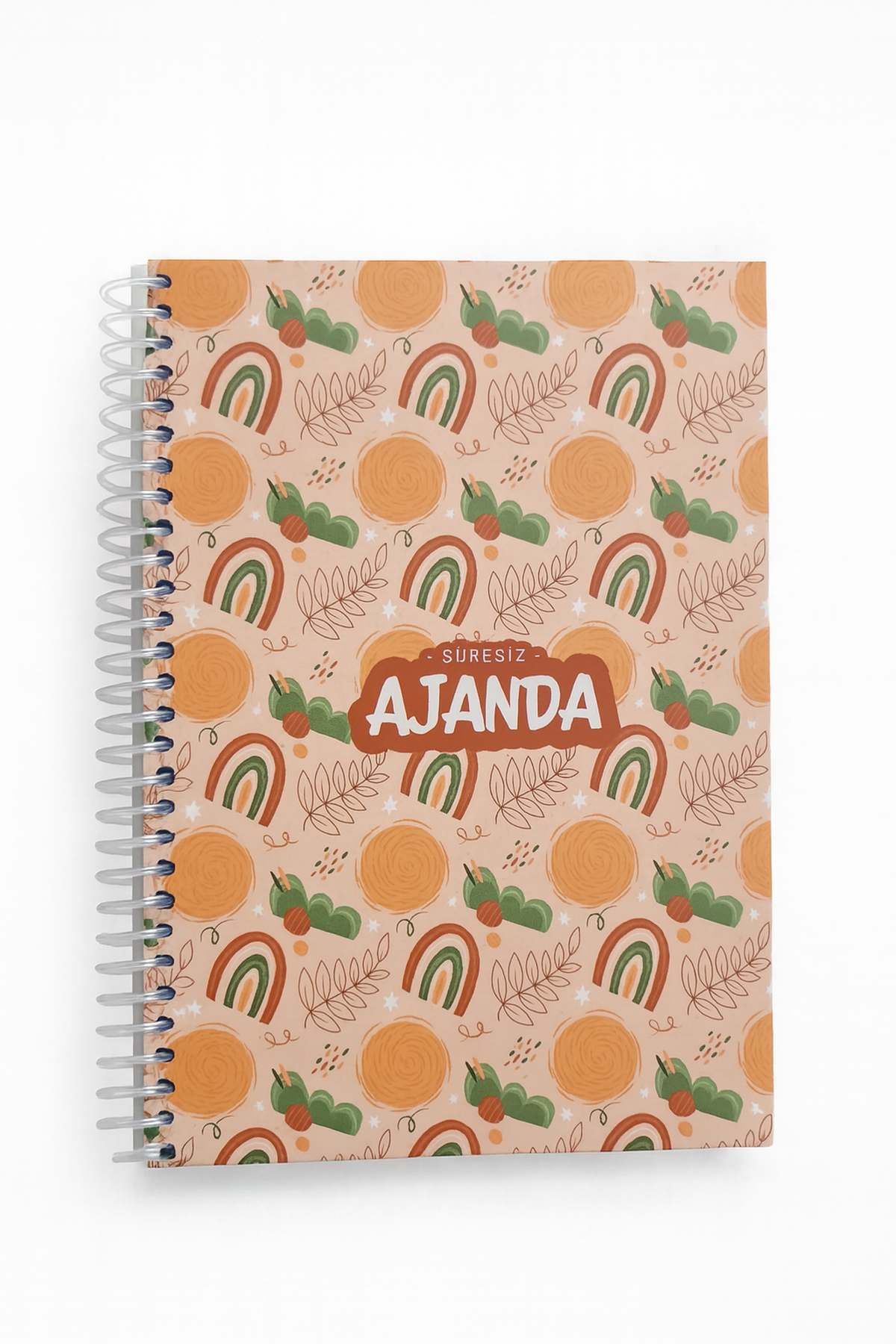 Mini Gökkuşağı Stickerlı Spiral Defter