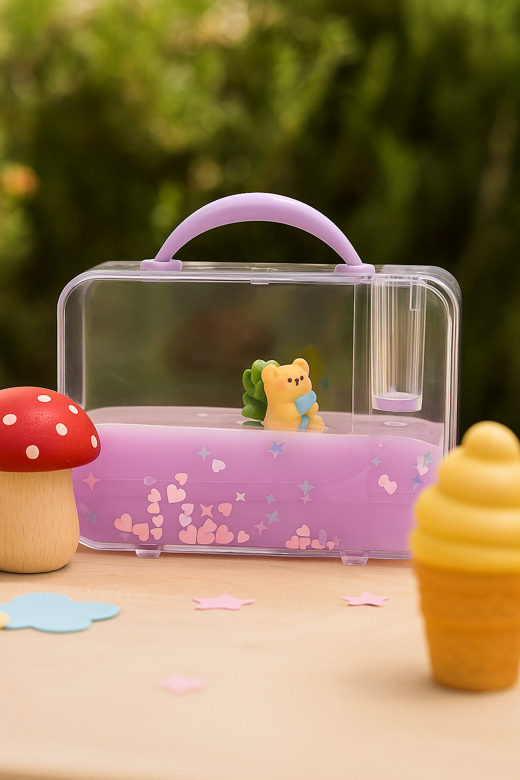 MOR MİNİ BAVUL KALEMLİK