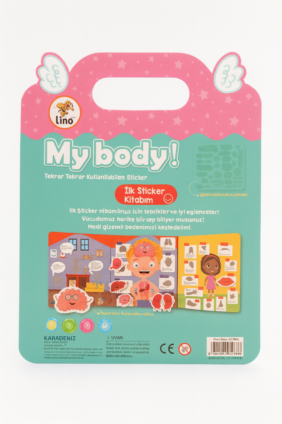 My Body Lino Tekrar Kullanılan Sticker Seti