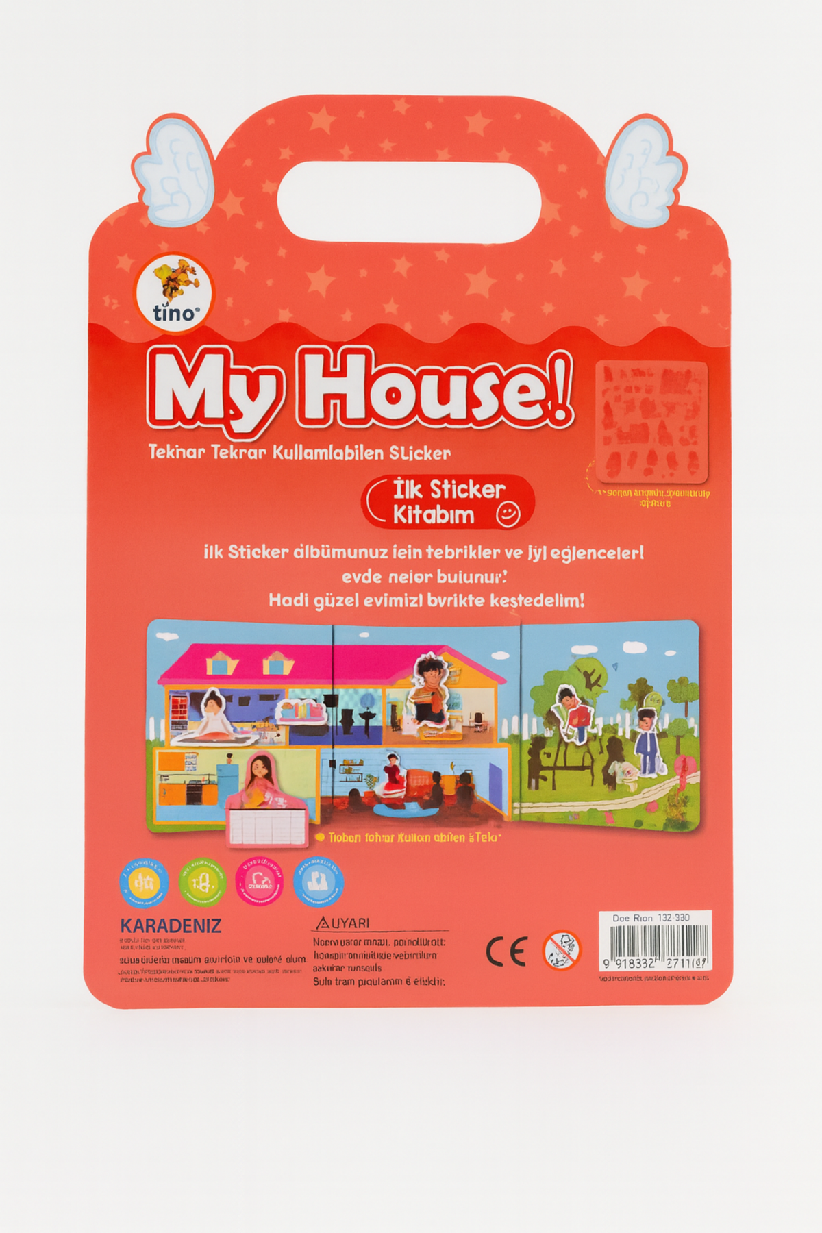 My House Lino Tekrar Kullanılan Sticker Seti