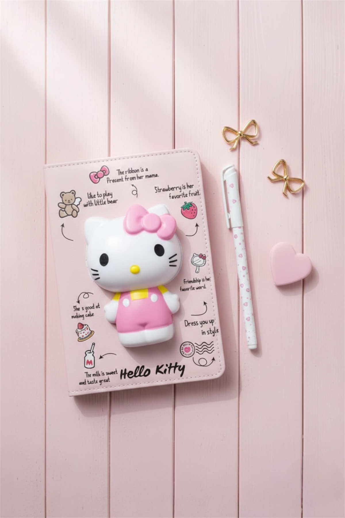 Pembe Hello Kitty Sukuşi Defter