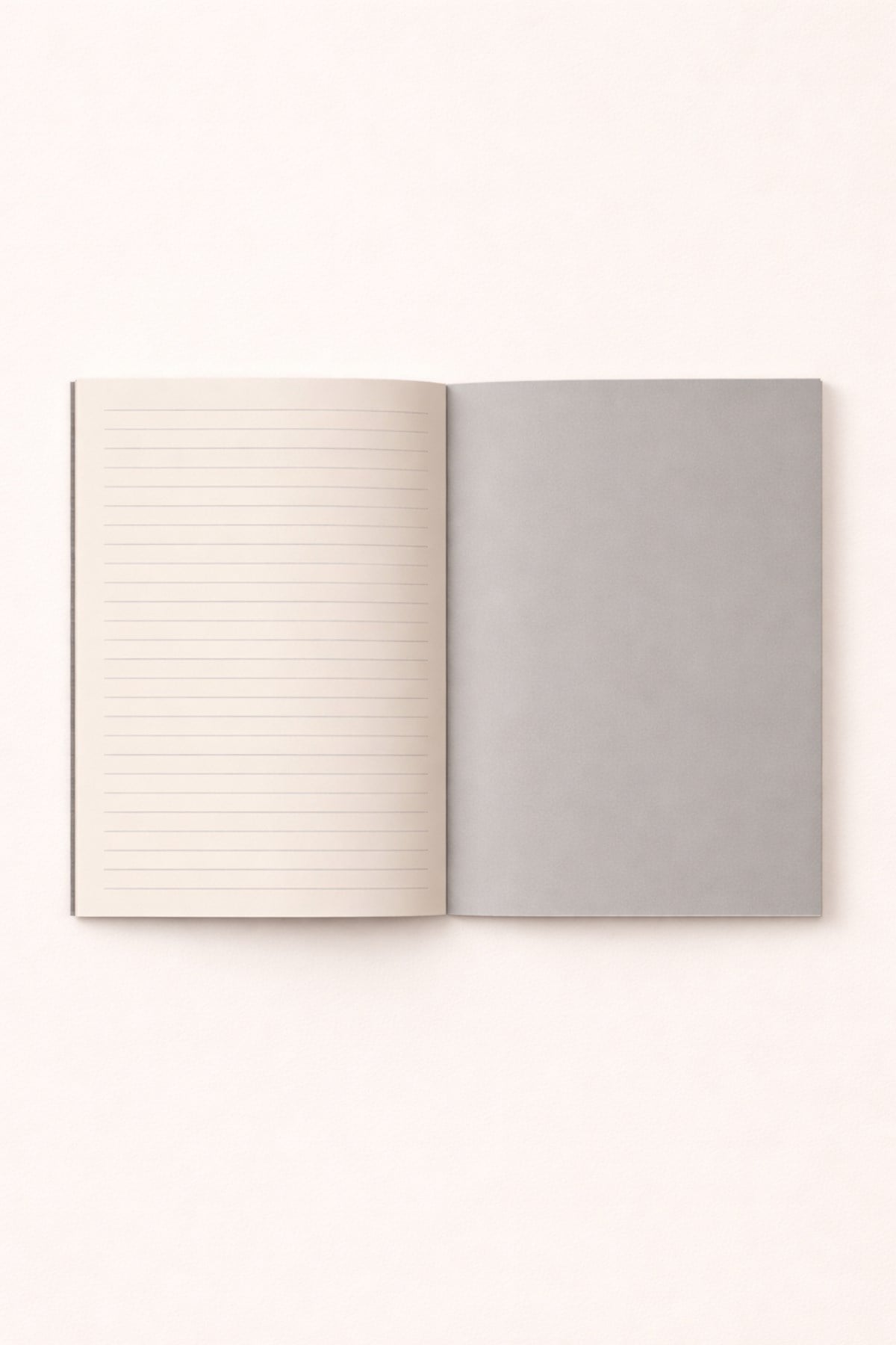 Pembe Lale Lacivert Zemin Çizgili Defter 14x20cm