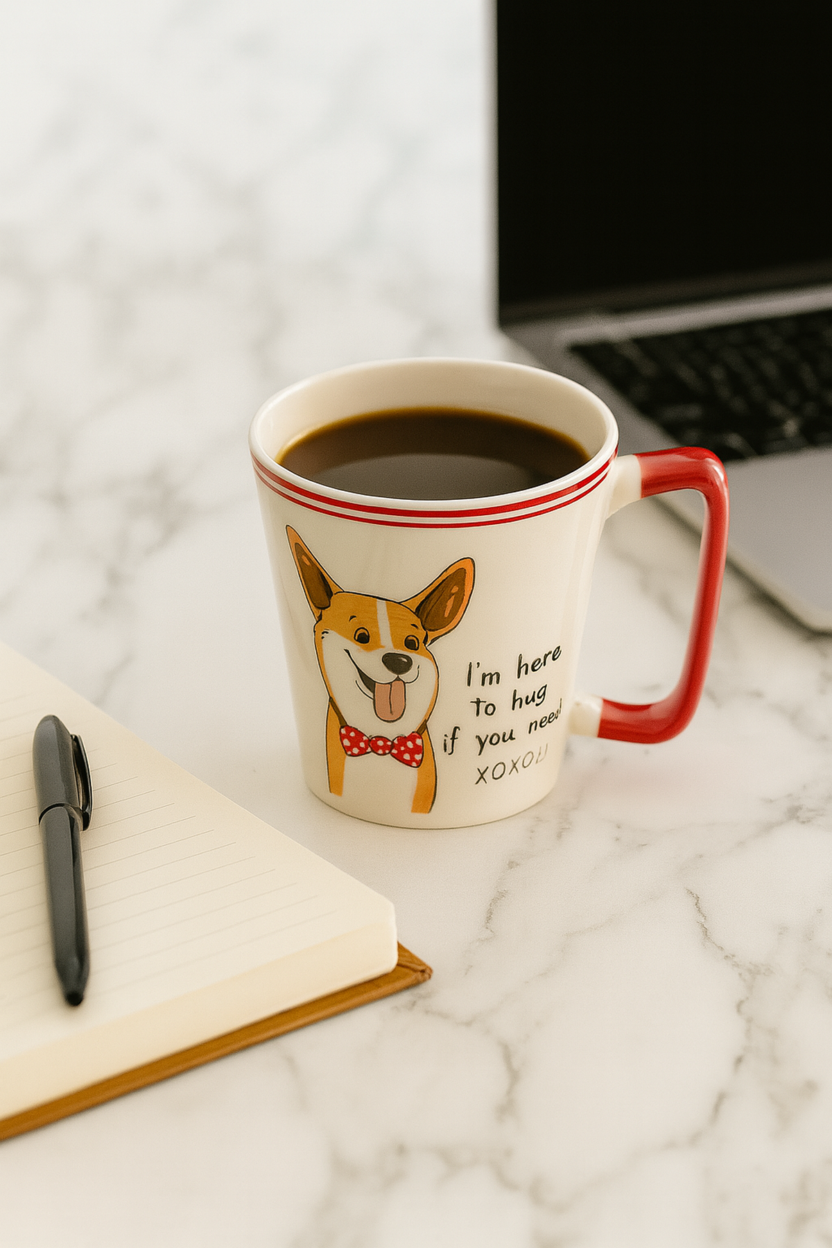 Pembroke Welsh Corgi Sözlü Kulplu Kupa